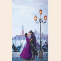 Набор для вышивания нитками ЧАРИВНА МИТЬ "Лунная ночь в Венеции"